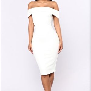 Fashion Nova Chantal off shoulder dress